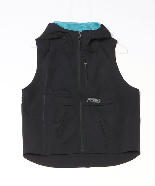 OUTDOOR PRODUCTS(アウトドアプロダクツ)の「OUTDOOR UV フード付きライトベスト(ベスト・レディース・カーキ/ブラック・LARGE/LL/3L/MEDIUM)」の5枚目の写真