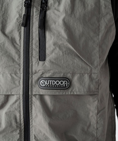 OUTDOOR PRODUCTS(アウトドアプロダクツ)の「OUTDOOR UV フード付きライトベスト(ベスト・レディース・カーキ/ブラック・LARGE/LL/3L/MEDIUM)」の11枚目の写真
