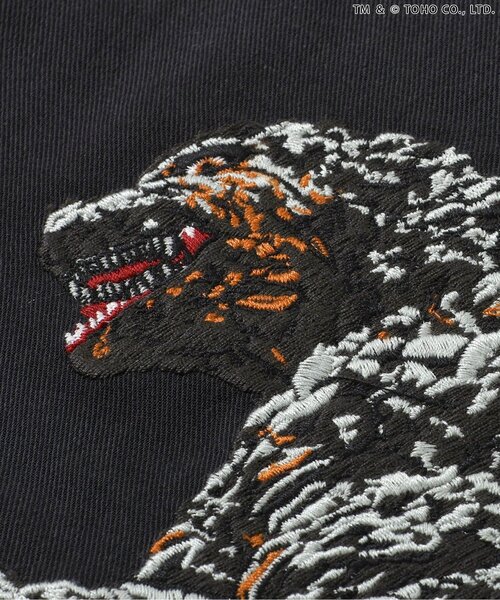 BREEZE(ブリーズ)の「【リンク】WEB限定 ゴジラ刺繍シャツ(シャツ/ブラウス・キッズ・ネイビー/ブラック・110/100/150/140/130/120)」の12枚目の写真