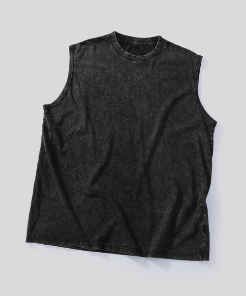 TOBEE(トゥビー)の「【TOBEE】スノーウォッシュ加工 ヴィンテージ風 タンクトップ(タンクトップ・メンズ・ネイビー/ブラウン/グレー/ブラック/カーキ/ベージュ・X-LARGE/MEDIUM/LARGE)」の9枚目の写真