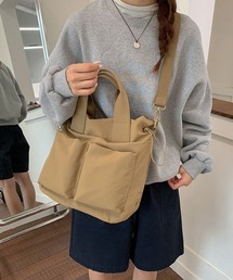 フロントポケット2WAYショルダーバッグ