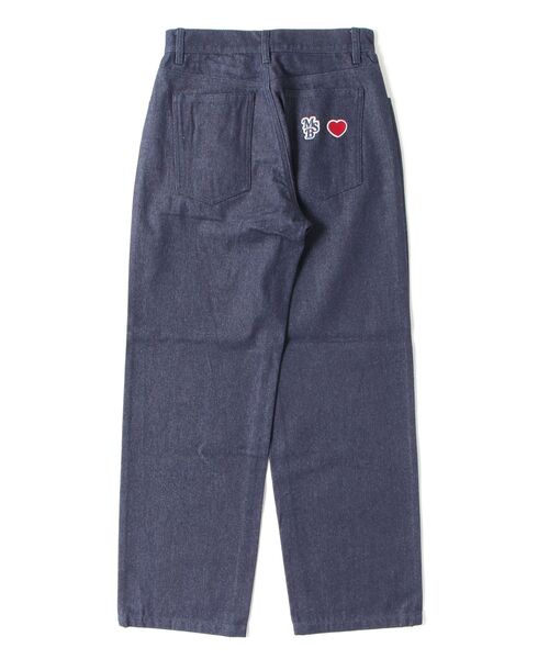 My sugar Babe（マイシュガーベイブ）の「slim straight denim（デニムパンツ・メンズ・White/ブルー/インディゴブルー・MEDIUM/SMALL/LARGE）」の4枚目の写真