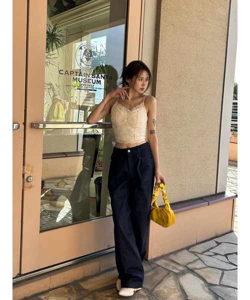 My sugar Babe（マイシュガーベイブ）の「slim straight denim（デニムパンツ・メンズ・White/ブルー/インディゴブルー・MEDIUM/SMALL/LARGE）」の5枚目の写真