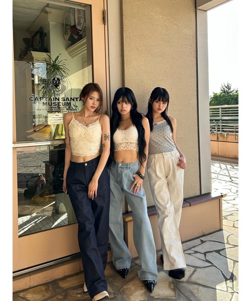 My sugar Babe（マイシュガーベイブ）の「slim straight denim（デニムパンツ・メンズ・White/ブルー/インディゴブルー・MEDIUM/SMALL/LARGE）」の8枚目の写真
