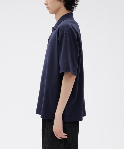 MHL.(エムエイチエル)の「MARL COTTON JERSEY TOP(Tシャツ/カットソー・メンズ・ネイビー/グレー系その他・LARGE/MEDIUM)」の9枚目の写真