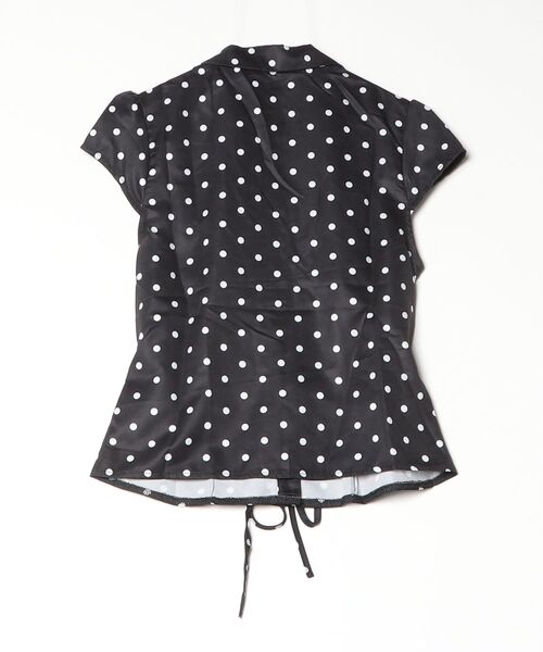 tinkerend(ティンカーエンド)の「Gathered Dot Blouse / ギャザードットブラウス(シャツ/ブラウス・レディース・ホワイト/ブラック・FREE)」の14枚目の写真