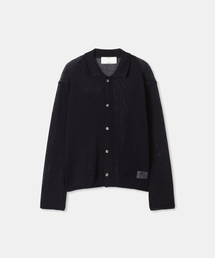 THEENDQUESTION（ジエンドクエスチョン）の「Linen blend collar cardigan / BLACK（カーディガン/ボレロ）」