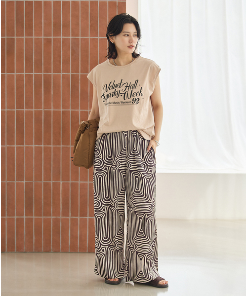 JOURNAL STANDARD(ジャーナルスタンダード)の「Multi Satin Pt Piping パンツ(その他パンツ・レディース・ブラウン/ブラック/ブルー・FREE)」の7枚目の写真