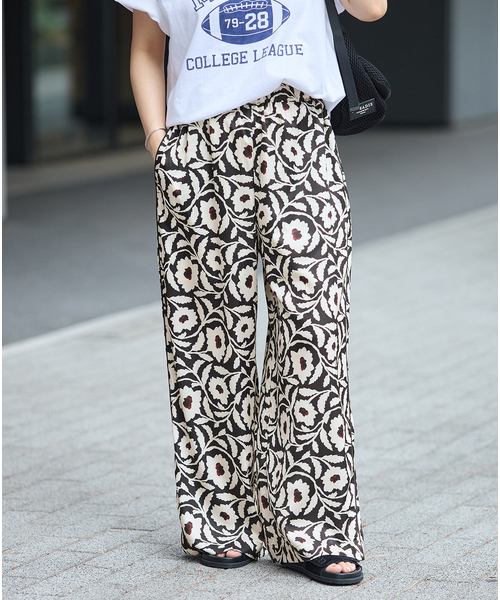 JOURNAL STANDARD(ジャーナルスタンダード)の「Multi Satin Pt Piping パンツ(その他パンツ・レディース・ブラウン/ブラック/ブルー・FREE)」の10枚目の写真