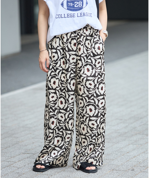 JOURNAL STANDARD(ジャーナルスタンダード)の「Multi Satin Pt Piping パンツ(その他パンツ・レディース・ブラウン/ブラック/ブルー・FREE)」の14枚目の写真