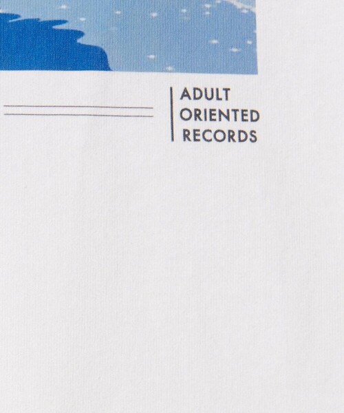 CITEN(シテン)の「【別注】<Adult Oriented Records×NAGAI×CITEN>Tシャツ(Tシャツ/カットソー・メンズ・ホワイト・M/S/L)」の3枚目の写真
