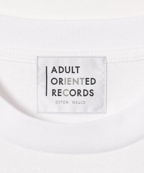 CITEN(シテン)の「【別注】<Adult Oriented Records×NAGAI×CITEN>Tシャツ(Tシャツ/カットソー・メンズ・ホワイト・M/S/L)」の2枚目の写真