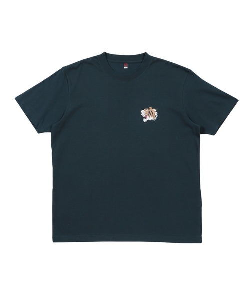 TETE(テット)の「【和華】和柄バックプリントTシャツ/5色展開|虎・日本地図 スラブ素材 大人カジュアル ストリート アメカジ 半袖 メンズ(Tシャツ/カットソー・メンズ・オレンジ/ホワイト/ストーン/ネイビー/ブラック・MEDIUM/X-LARGE/LARGE)」の21枚目の写真