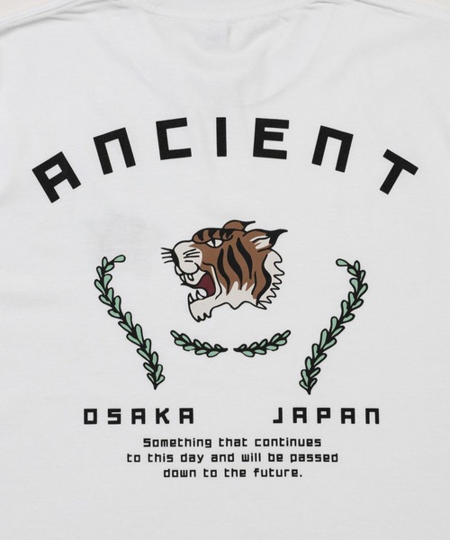 TETE(テット)の「【和華】和柄バックプリントTシャツ/5色展開|虎・日本地図 スラブ素材 大人カジュアル ストリート アメカジ 半袖 メンズ(Tシャツ/カットソー・メンズ・オレンジ/ホワイト/ストーン/ネイビー/ブラック・MEDIUM/X-LARGE/LARGE)」の12枚目の写真