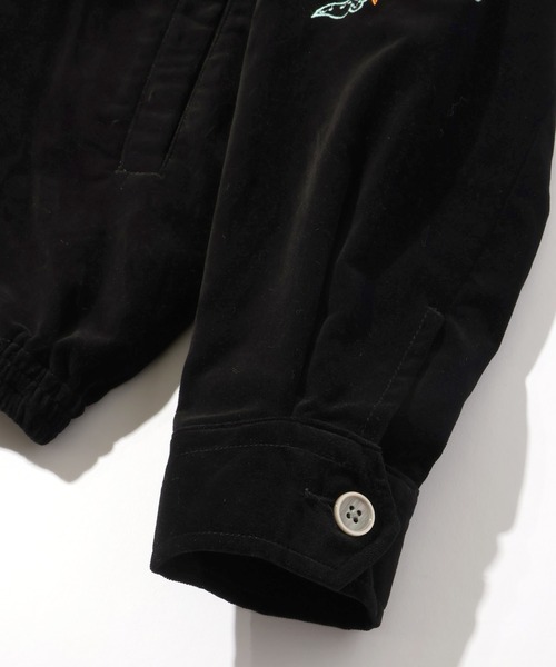 CORPUS TOKYO(コーパス トーキョー)の「【HOUSTON/ヒューストン】VELVETEEN VIETNAM JACKET/ベルベティーン ベトナムジャケット(SKULL)(ミリタリージャケット・メンズ・マルーン/ミント/ブラック・M/L/XL)」の13枚目の写真