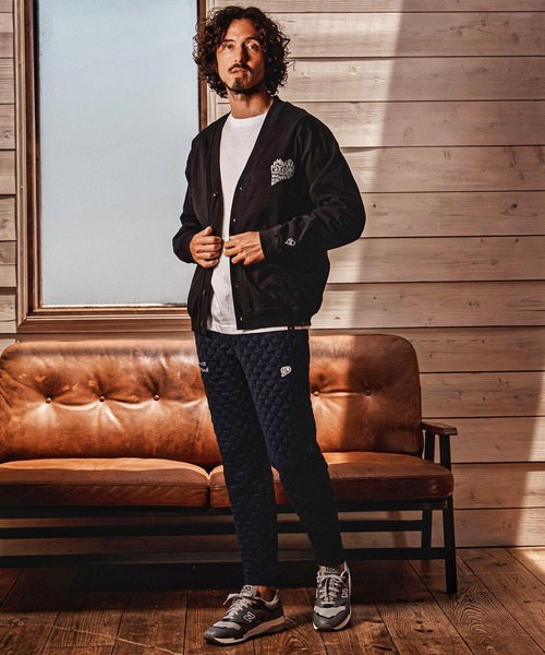 1minute 1second(ワンミニットワンセカンド)の「mcg3851-pave heart print 10oz loose fit cardigan カーディガン(1M26A230)(カーディガン/ボレロ・メンズ・ブラック×ホワイト/ブラック×ブラック/アッシュ・M/L/XL)」の22枚目の写真