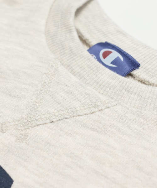 Champion(チャンピオン)の「〈チャンピオン〉カレッジロゴ裏毛トレーナー(スウェット・キッズ・オートミール/レッド/ネイビー・80cm/130cm/90cm/100cm/110cm/120cm)」の7枚目の写真