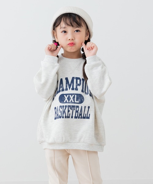 Champion(チャンピオン)の「〈チャンピオン〉カレッジロゴ裏毛トレーナー(スウェット・キッズ・オートミール/レッド/ネイビー・80cm/130cm/90cm/100cm/110cm/120cm)」の20枚目の写真
