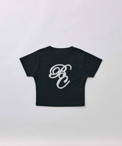 OLIVE des OLIVE(オリーブデオリーブ)の「【Belle Charme】Tweed BC Logo Tee(Tシャツ/カットソー・レディース・ホワイト/オフホワイト/ブラック・FREE)」の18枚目の写真