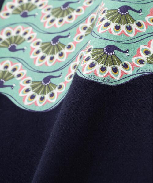 human woman(ヒューマンウーマン)の「◆【CLOUDY】コラボプリントTシャツ(Tシャツ/カットソー・レディース・ネイビー/ホワイト・MEDIUM)」の19枚目の写真