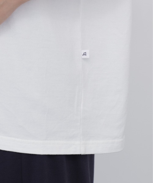 human woman(ヒューマンウーマン)の「◆【CLOUDY】コラボプリントTシャツ(Tシャツ/カットソー・レディース・ネイビー/ホワイト・MEDIUM)」の8枚目の写真