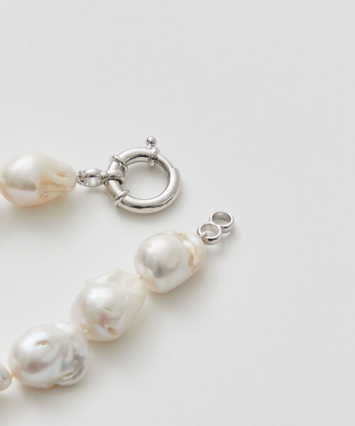 Bijou de M/ビジュードエム】Baroque pearl necklace/パールネックレス