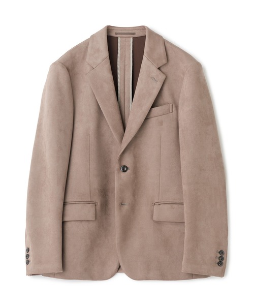 MEN'S BIGI（メンズビギ）の「フェイクスエードダンボール リラックスジャケット（テーラードジャケット・メンズ・チャコールグレー/ベージュ/ブラック・01/02/04/03）」の13枚目の写真