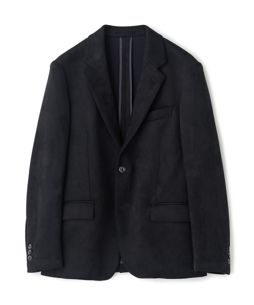 MEN'S BIGI（メンズビギ）の「フェイクスエードダンボール リラックスジャケット（テーラードジャケット・メンズ・チャコールグレー/ベージュ/ブラック・01/02/04/03）」の15枚目の写真