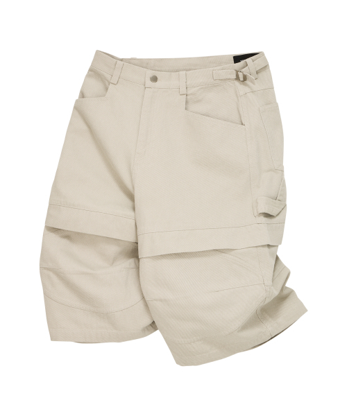 THEN OUR(デンアワー)の「パネルバミューダパンツ(アイボリー)(その他パンツ・メンズ・その他・LARGE/MEDIUM/X-LARGE)」の3枚目の写真