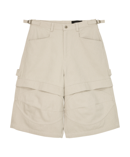 THEN OUR(デンアワー)の「パネルバミューダパンツ(アイボリー)(その他パンツ・メンズ・その他・LARGE/MEDIUM/X-LARGE)」の4枚目の写真