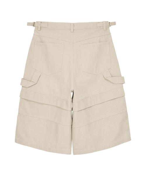 THEN OUR(デンアワー)の「パネルバミューダパンツ(アイボリー)(その他パンツ・メンズ・その他・LARGE/MEDIUM/X-LARGE)」の5枚目の写真