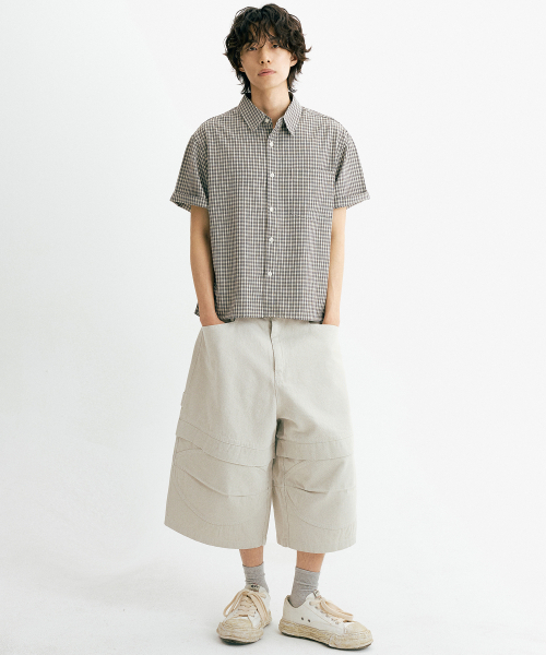 THEN OUR(デンアワー)の「パネルバミューダパンツ(アイボリー)(その他パンツ・メンズ・その他・LARGE/MEDIUM/X-LARGE)」の6枚目の写真