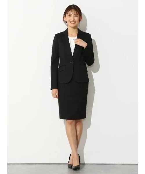 Perfect Suit FActory(パーフェクトスーツファクトリー)の「最強スーツ タイトスカート ストライプ(スカート・レディース・ブラック/ライトグレー/ネイビー・11号/15号/9号/7号/13号)」の5枚目の写真