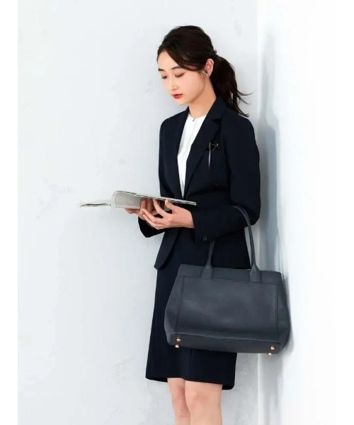 Perfect Suit FActory(パーフェクトスーツファクトリー)の「最強スーツ タイトスカート ストライプ(スカート・レディース・ブラック/ライトグレー/ネイビー・11号/15号/9号/7号/13号)」の22枚目の写真