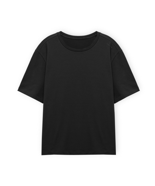 BROWNYARD BALANCE(ブラウンヤード・バランス)の「リラックスハーフスリーブ、インクブラック(Tシャツ/カットソー・メンズ・その他・3/4/5/6)」の1枚目の写真