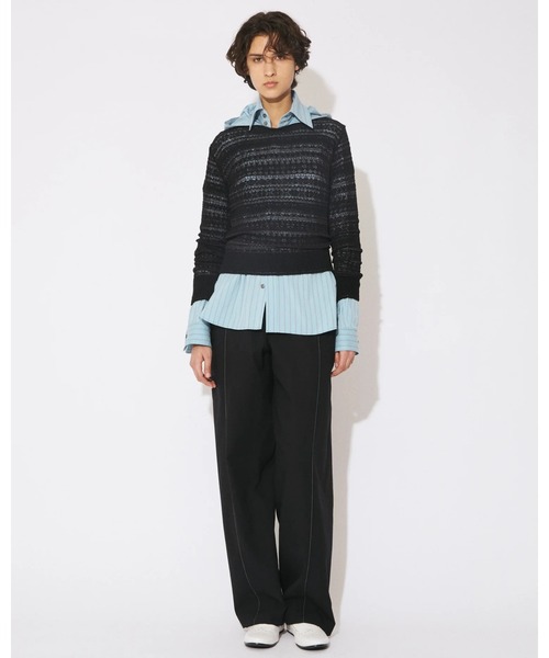 beautiful people（ビューティフルピープル）の「kids faire isle pullover/beautiful people/タイトフィット/フェアアイル柄/秋服（ニット/セーター・メンズ・ブラック/マルチ・42）」の4枚目の写真