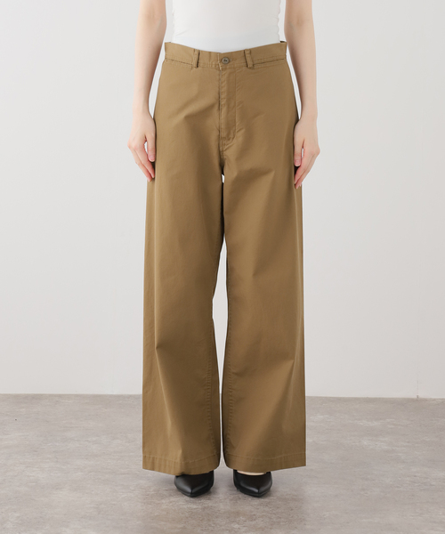 plage（プラージュ）の「Light straight チノパンツ（チノパンツ・レディース・キャメル/ホワイト・38/34/36）」の17枚目の写真