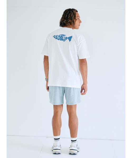 RadBlue（ラッドブルー）の「DrySilkyCotton Tshirt【fish】（その他トップス・メンズ・ホワイト/インディゴブルー・SMALL/MEDIUM/LARGE/X-LARGE/XL）」の14枚目の写真