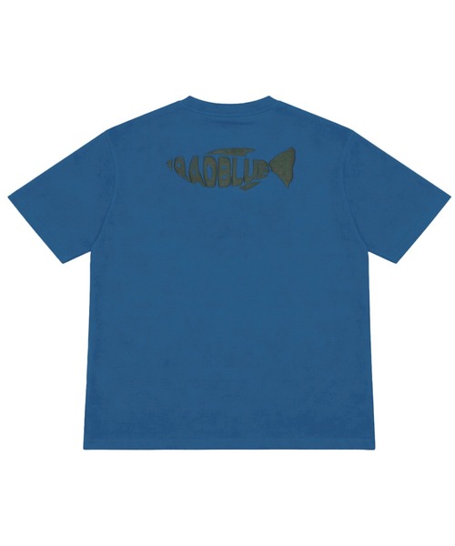 RadBlue（ラッドブルー）の「DrySilkyCotton Tshirt【fish】（その他トップス・メンズ・ホワイト/インディゴブルー・SMALL/MEDIUM/LARGE/X-LARGE/XL）」の10枚目の写真