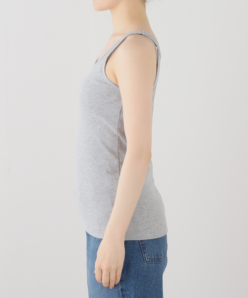 JOURNAL STANDARD(ジャーナルスタンダード)の「《追加》BASIC タンクトップ(タンクトップ・レディース・ホワイト/チャコールグレー/ブラック・FREE)」の11枚目の写真