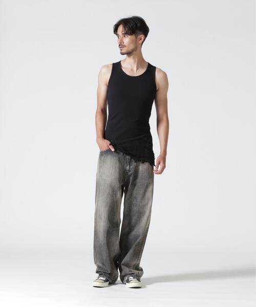 ROYAL FLASH(ロイヤルフラッシュ)の「15SKULL/BROKEN TANK TOP(タンクトップ・メンズ・ブラック/ホワイト・S/M)」の4枚目の写真