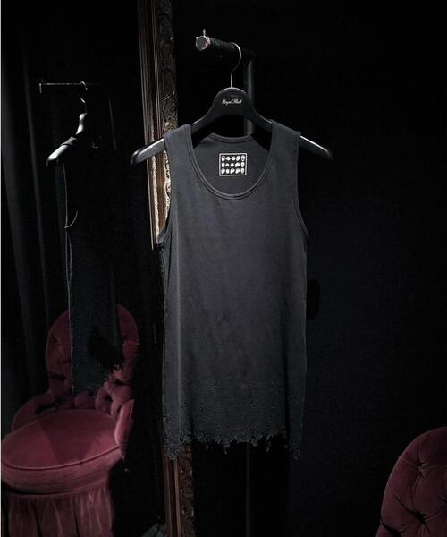 ROYAL FLASH(ロイヤルフラッシュ)の「15SKULL/BROKEN TANK TOP(タンクトップ・メンズ・ブラック/ホワイト・S/M)」の5枚目の写真