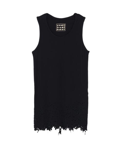 ROYAL FLASH(ロイヤルフラッシュ)の「15SKULL/BROKEN TANK TOP(タンクトップ・メンズ・ブラック/ホワイト・S/M)」の6枚目の写真