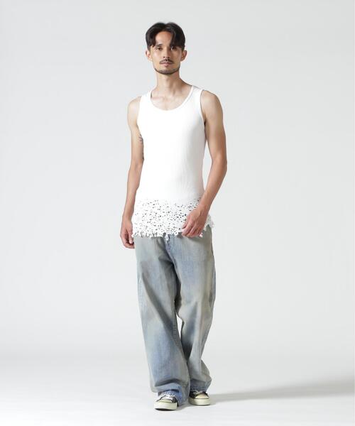 ROYAL FLASH(ロイヤルフラッシュ)の「15SKULL/BROKEN TANK TOP(タンクトップ・メンズ・ブラック/ホワイト・S/M)」の8枚目の写真