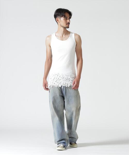 ROYAL FLASH(ロイヤルフラッシュ)の「15SKULL/BROKEN TANK TOP(タンクトップ・メンズ・ブラック/ホワイト・S/M)」の9枚目の写真