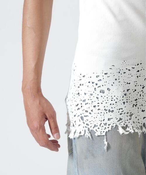 ROYAL FLASH(ロイヤルフラッシュ)の「15SKULL/BROKEN TANK TOP(タンクトップ・メンズ・ブラック/ホワイト・S/M)」の14枚目の写真