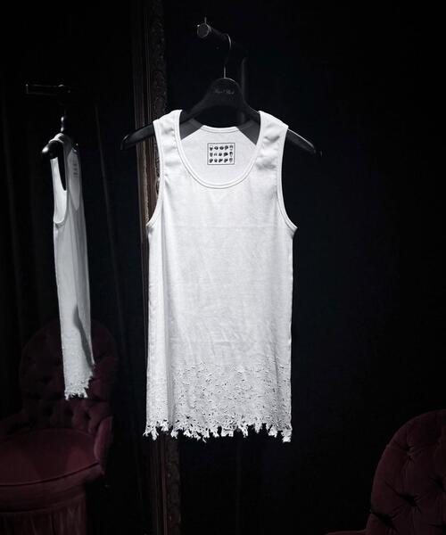 ROYAL FLASH(ロイヤルフラッシュ)の「15SKULL/BROKEN TANK TOP(タンクトップ・メンズ・ブラック/ホワイト・S/M)」の15枚目の写真