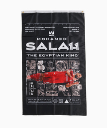 417 EDIFICE（フォーワンセブンエディフィス）の「【Liverpool FC / リバプールFC】 SALAH MONTAGE FLAG（インテリア雑貨）」