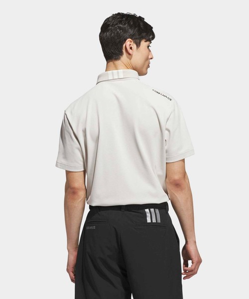 adidas(アディダス)の「コードカオス 半袖シャツ【adidas Golf/アディダスゴルフ】(ポロシャツ・メンズ・クリーム・SMALL/MEDIUM/LARGE/X-LARGE/XX-LARGE)」の2枚目の写真