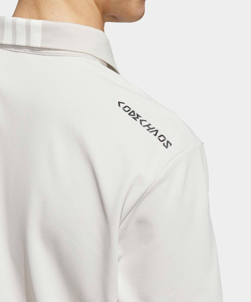 adidas(アディダス)の「コードカオス 半袖シャツ【adidas Golf/アディダスゴルフ】(ポロシャツ・メンズ・クリーム・SMALL/MEDIUM/LARGE/X-LARGE/XX-LARGE)」の4枚目の写真